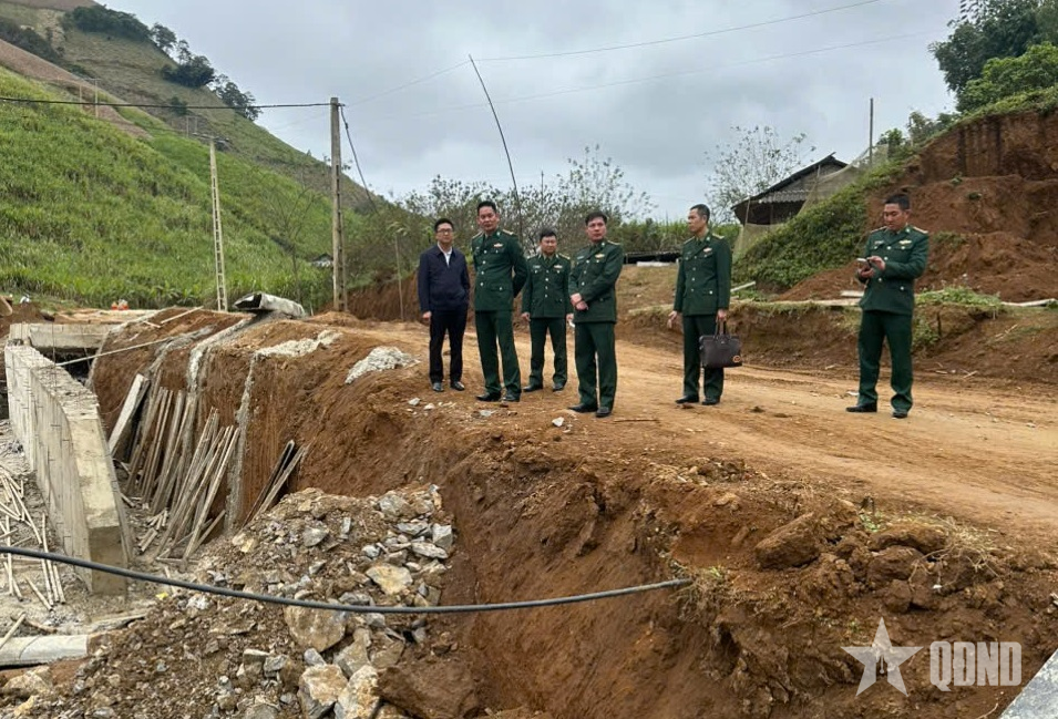 Sơn La: Kiểm tra tiến độ nâng cấp đường từ xã Phiêng Pằn đi qua Đồn Biên phòng Phiêng Pằn